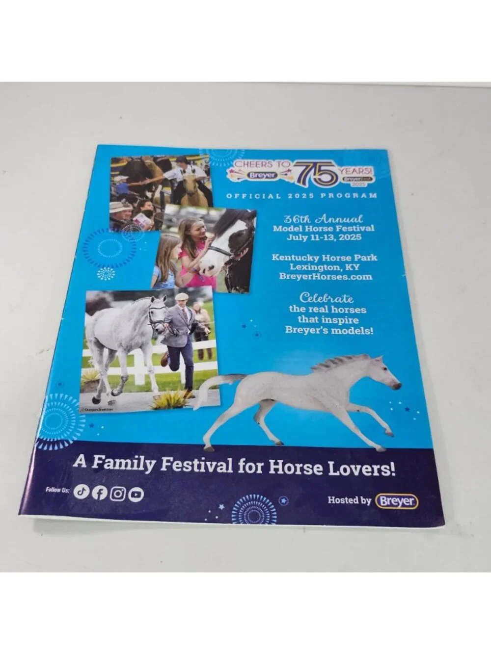 BreyerFest 2025 Official Program Cheers To 75 Years Breyer Model Horse Event